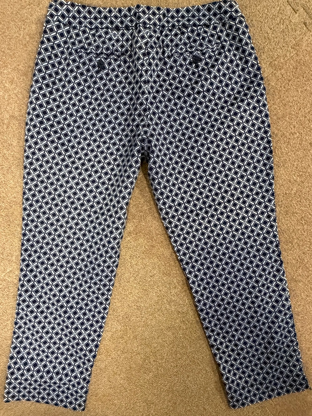 Laundry Cropped Geometric Patterned Pants - Picture 3 of 6
